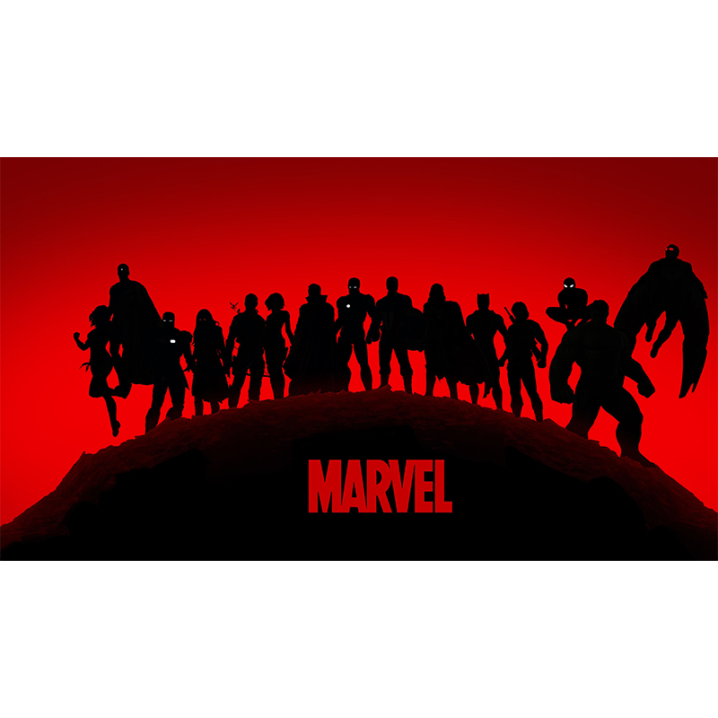 Πίνακας σε καμβά Marvel Universe 